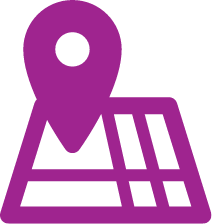 Purple location icon